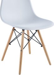 Белые стулья Saska Garden, 2 шт. цена и информация | Стулья для кухни и столовой | kaup24.ee