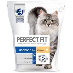 Kuivtoit kassidele PERFECT FIT, Indoor Chicken, 750g hind ja info | Kuivtoit kassidele | kaup24.ee