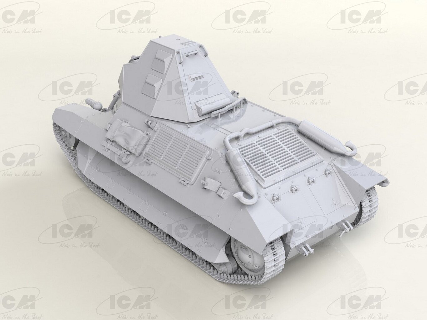 ICM - WWII French Light Tank FCM 36, 1/35, 35336 цена и информация | Klotsid ja konstruktorid | kaup24.ee