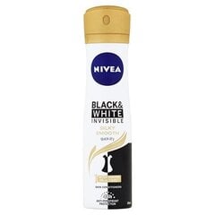 Nivea higistamisvastane pihusti mustvalge (nähtamatu siidine sile) 150 ml hind ja info | Deodorandid | kaup24.ee