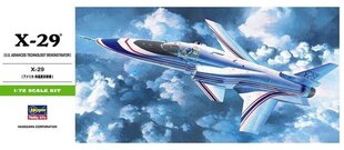 Hasegawa - X-29 U.S. Advanced Technology Demonstrator, 1/72, 00243 цена и информация | Конструкторы и кубики | kaup24.ee