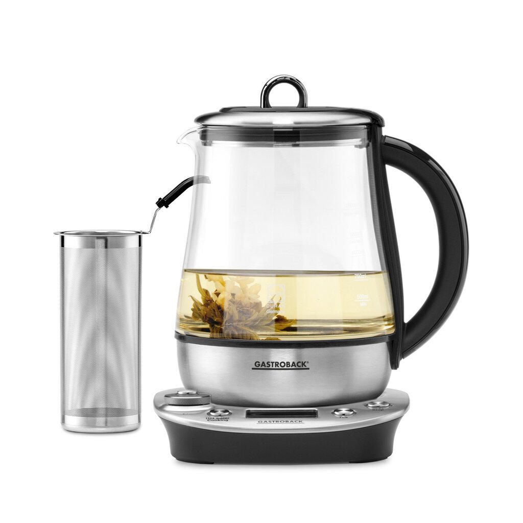 Gastroback Tea maker Design Tea & More Advanced With electronic control, Stainless steel цена и информация | Veekeetjad | kaup24.ee