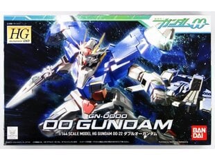 Bandai - HG GN-0000 00 Gundam, 1/144, 59234 hind ja info | Klotsid ja konstruktorid | kaup24.ee