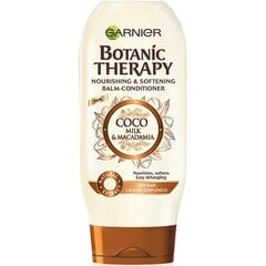 Toitev ja pehmendav palsam kuivadele ja karedatele juustele Botanic Therapy Coco Milk & Macadamia palsam 200 ml цена и информация | Бальзамы, кондиционеры | kaup24.ee