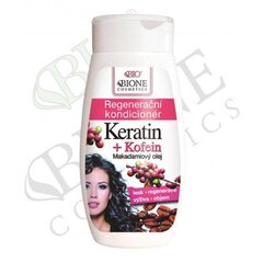 Bione Cosmetics Keratin + Kofein Taastav palsam Keratin + Kofein 260 ml hind ja info | Juuksepalsamid | kaup24.ee