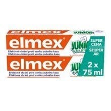 Lastele mõeldud hambapasta Elmex Junior Duopack 2 x 75 ml цена и информация | Для ухода за зубами | kaup24.ee