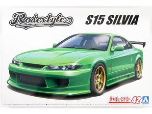 Aoshima - Nissan Rodextyle S15 Silvia '99, 1/24, 06148 hind ja info | Klotsid ja konstruktorid | kaup24.ee