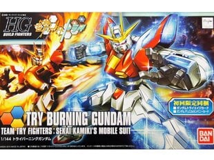 Bandai - HGBF TRY BURNING Gundam, 1/144, 55437 hind ja info | Klotsid ja konstruktorid | kaup24.ee