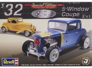 Сборнaя модель для склеивания Revell - 1932 Ford 5 Window Coupe 2n1, 1/25, 14228 цена и информация | Конструкторы и кубики | kaup24.ee