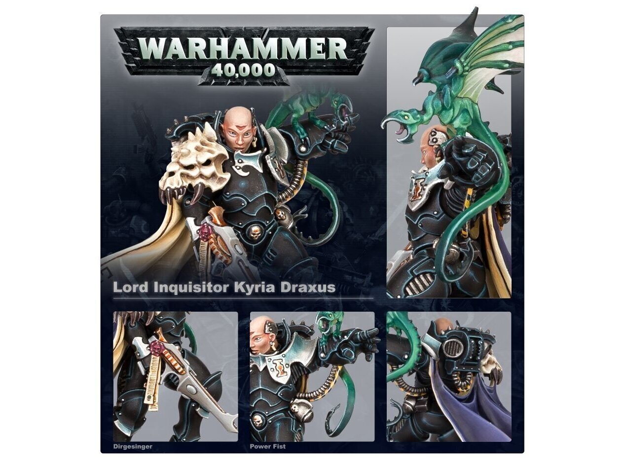 Lord Inquisitor Kyria Draxus, 52-42 hind ja info | Klotsid ja konstruktorid | kaup24.ee