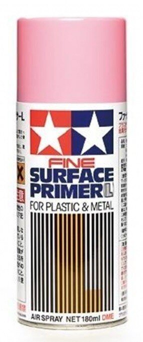 Tamiya - Fine Surface Primer L for Plastic & Metal (Pink) 180ml, 87146 цена и информация | Krundid, pahtel jne. | kaup24.ee