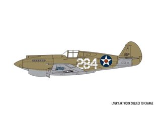 Сборная пластиковая модель Airfix - Curtiss P-40B Warhawk, 1/72, 1/72, 01003B цена и информация | Конструкторы и кубики | kaup24.ee