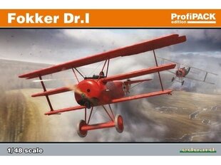 Сборная пластиковая модель Eduard - Fokker Dr.I, Profipack, 1/48, 8162 цена и информация | Конструкторы и кубики | kaup24.ee