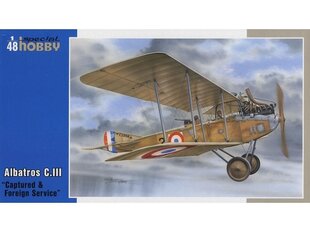 Сборная пластиковая модель Special Hobby - Albatros C.III - Capture, 1/48, 48113 цена и информация | Конструкторы и кубики | kaup24.ee