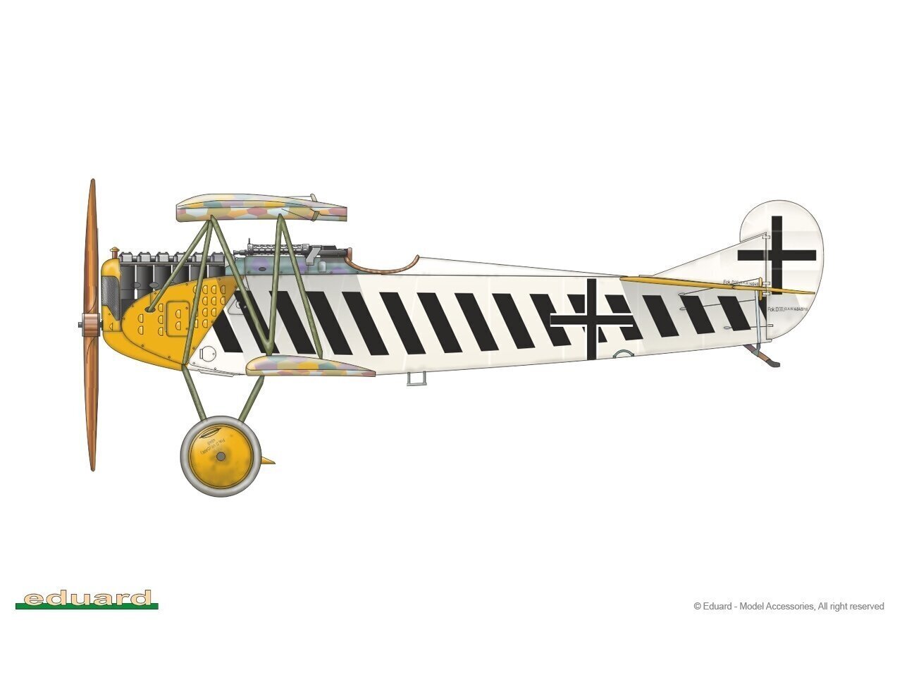 Eduard - Fokker D.VII OAW, Weekend Edition with LTU decals, 1/48, 84155 hind ja info | Klotsid ja konstruktorid | kaup24.ee