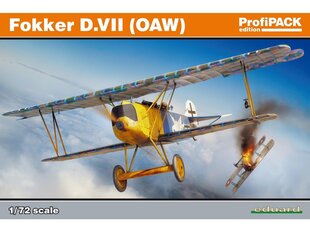 Eduard - Fokker D.VII (OAW), Profipack, 1/72, 70131 hind ja info | Klotsid ja konstruktorid | kaup24.ee