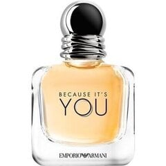 Giorgio Armani Emporio Armani Because It´s You EDP naistele 100 ml цена и информация | Женские духи | kaup24.ee