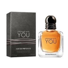 Giorgio Armani Emporio Armani Stronger With You EDT для мужчин, 50 мл цена и информация | Мужские духи | kaup24.ee