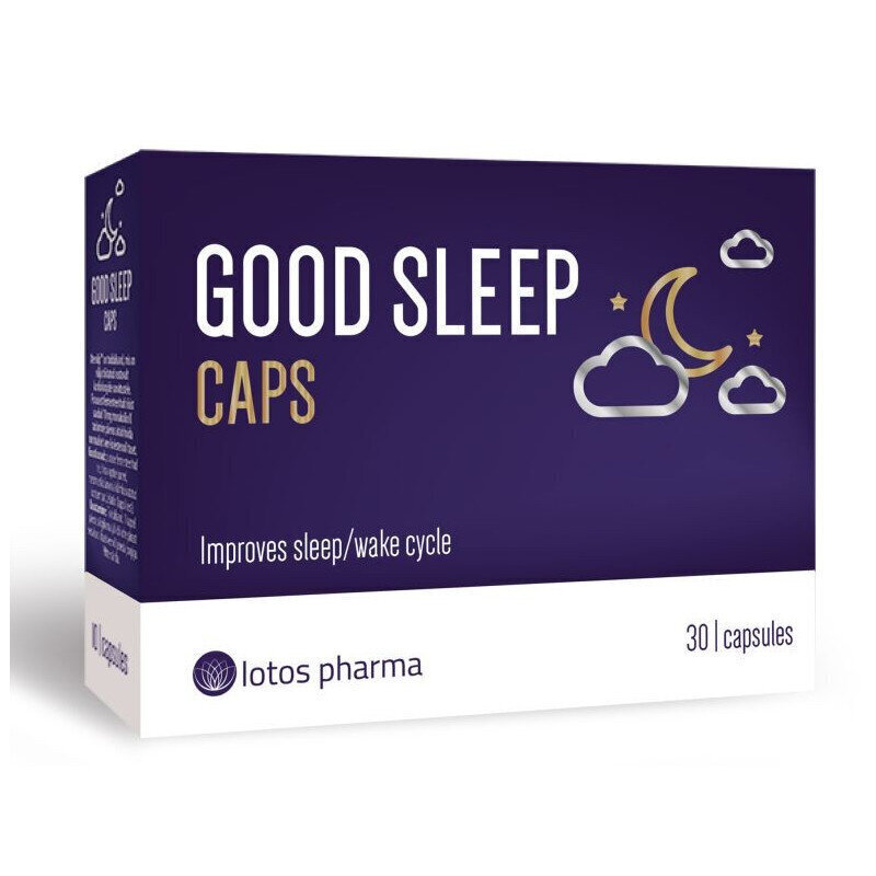 Maisto papildas Good Sleep, 30 kapsulių hind ja info | Vitamiinid, toidulisandid, preparaadid tervise heaoluks | kaup24.ee