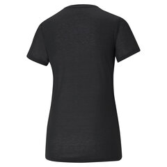 Naiste vabaajasärk Puma Performance Branded SS Tee W - 52029451, must цена и информация | Женские футболки | kaup24.ee