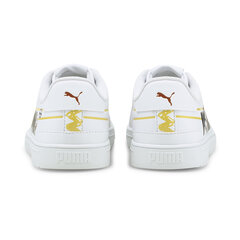 Tüdrukute vabaajajalatsid Puma Peanuts Serve Pro PS Puma White-Puma - 38093701, valge цена и информация | Детская спортивная обувь | kaup24.ee