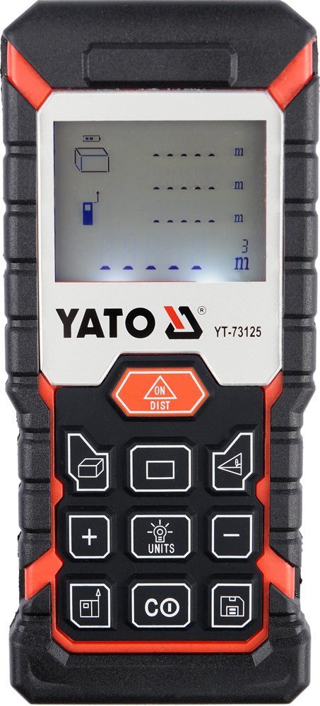Laser kaugusmõõtja Yato YT-73125 цена и информация | Käsitööriistad | kaup24.ee