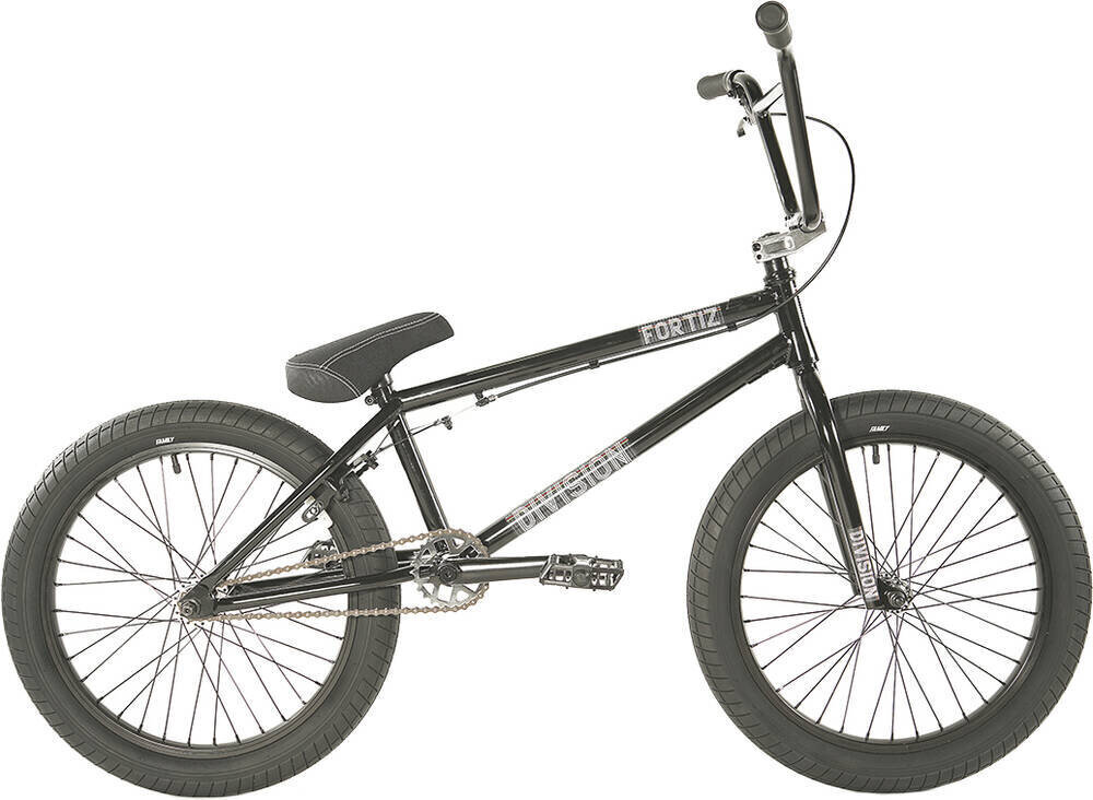 Division Fortiz 20 "2021 BMX Freestyle jalgratas, must / poleeritud hind ja info | Jalgrattad | kaup24.ee