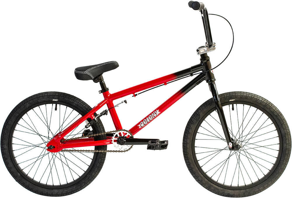 Colony Horizon 20 "2021 BMX Freestyle jalgratas, läikiv must / punane fade hind ja info | Jalgrattad | kaup24.ee