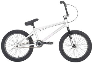 Academy Inspire 18" 2021 BMX Freestyle jalgratas, hõbedane / must цена и информация | Велосипеды | kaup24.ee