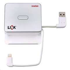 Imation Link Power Drive 32GB + 3000mAh varuaku / USB+Lightning цена и информация | Зарядные устройства Power bank | kaup24.ee
