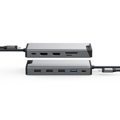 ALOGIC DV3 универсальный концентратор USB-C для трех экранов цена и информация | Адаптеры и USB-hub | kaup24.ee