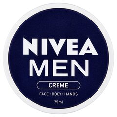 Nivea Universaalne kreem meestele meestele (kreem) 75 ml hind ja info | Näokreemid | kaup24.ee