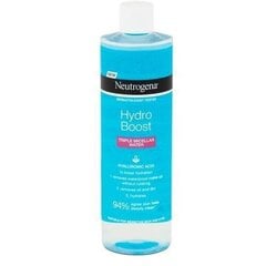 Neutrogena Hydro Boost mitsellaarvesi 3 in 1 (mitsellaarvesi) 400 ml hind ja info | Näopuhastusvahendid | kaup24.ee