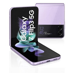 Samsung Galaxy Z Flip3 5G 8/256GB Lavender SM-F711BLVF hind ja info | Mobiiltelefonid | kaup24.ee