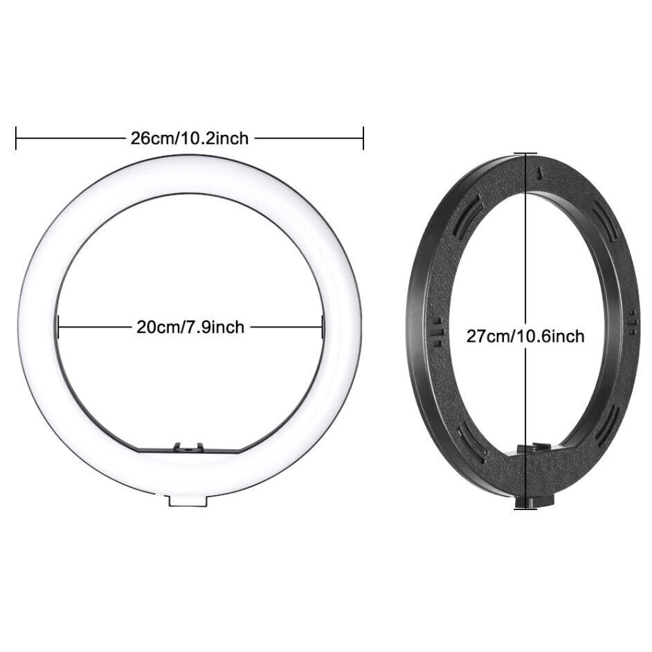 LED rõngasvalgusti kontrolleriga, 20 cm hind ja info | Fotovalgustuse seadmed | kaup24.ee