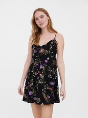 Женское платье Vero Moda 10263293*01, черное/лиловое 5715221130874 цена и информация | Платья | kaup24.ee