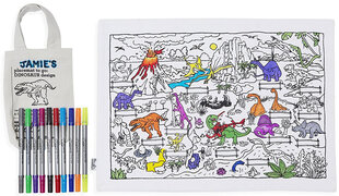 Настольный коврик для раскраски Динозавры цена и информация | Развивающие игрушки | kaup24.ee