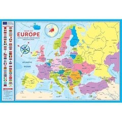 Пазл Eurographics, 6200-5374, Map of Europe, 200 шт. цена и информация | Пазлы | kaup24.ee