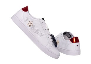 Tommy Hilfiger naiste tossud Tommy Star Metallic White FW0FW02349 020 16 100 цена и информация | Спортивная обувь, кроссовки для женщин | kaup24.ee