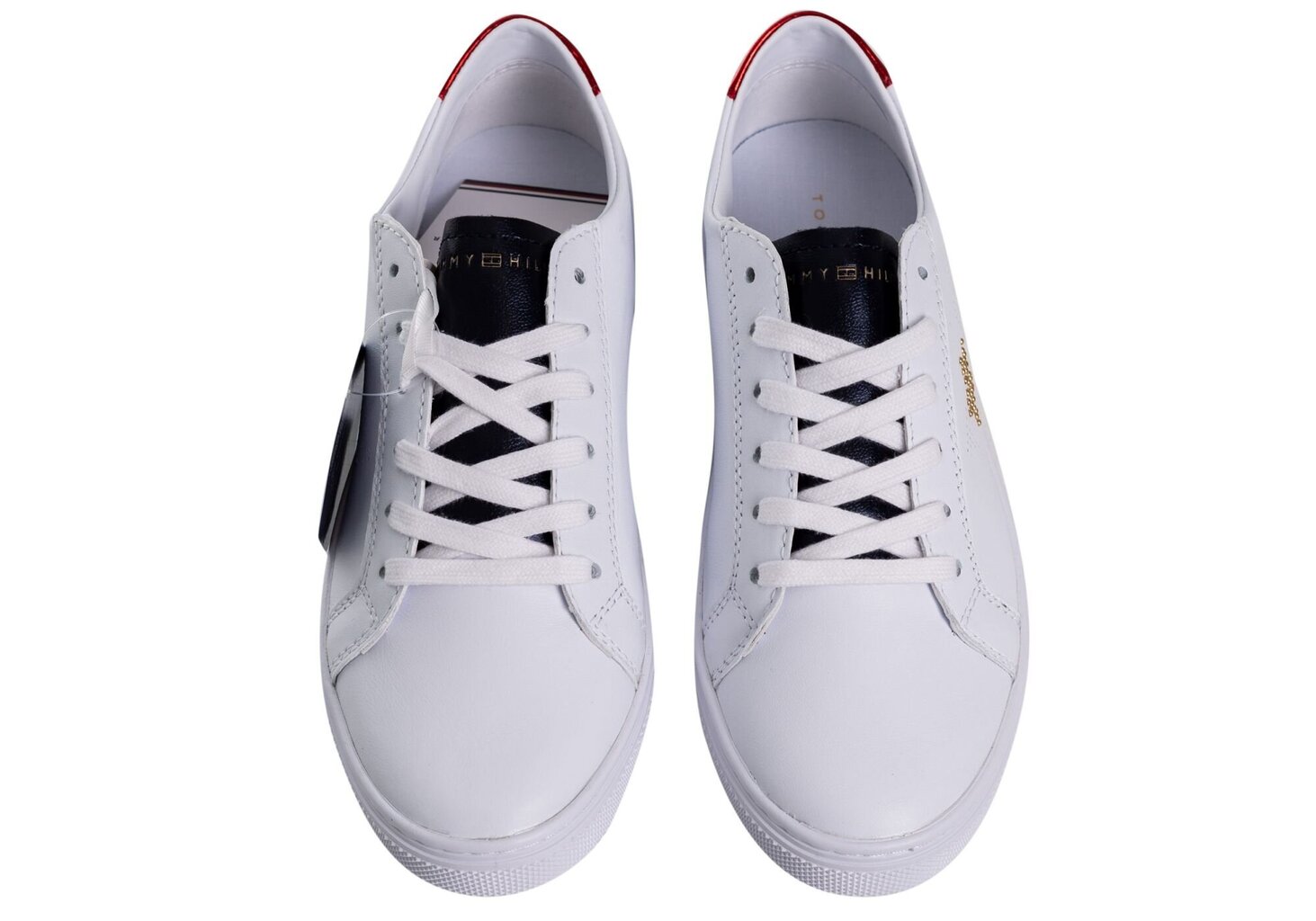 Tommy Hilfiger naiste tossud Tommy Star Metallic White FW0FW02349 020 16 100 hind ja info | Naiste spordi- ja vabaajajalatsid | kaup24.ee