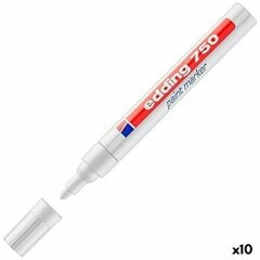 Marker Edding E750 veekindel, valge 2-4mm цена и информация | Канцелярские товары | kaup24.ee