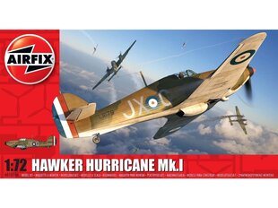 Airfix - Hawker Hurricane Mk.I, 1/72, 01010A hind ja info | Klotsid ja konstruktorid | kaup24.ee