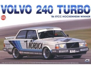 Сборная пластиковая модель NuNu - Volvo 240 Turbo ETCC Hockenheim Winner 86, 1/24. 24013 цена и информация | Конструкторы и кубики | kaup24.ee