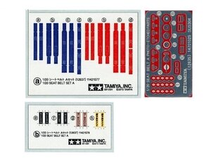 Tamiya - Seat Belt Set A, Photo-Etch Parts Set, 1/20, 12637 hind ja info | Kunstitarbed, voolimise tarvikud | kaup24.ee