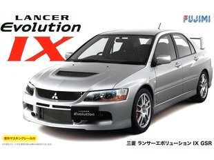 Сборная пластиковая модель Fujimi - Mitsubishi Lancer EVO IX GSR, 1/24, 03918 цена и информация | Конструкторы и кубики | kaup24.ee