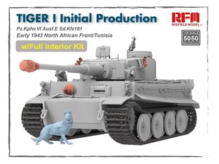 Rye Field Model - Tiger I Initial Production Early 1943 North African Front/Tunisia, 1/35, RFM-5050 hind ja info | Klotsid ja konstruktorid | kaup24.ee