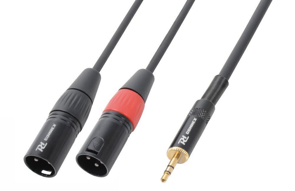 PD-Connex CX70-1 kaabel 2x XLR – 3,5 mm stereo 1,5 m hind ja info | Kaablid ja juhtmed | kaup24.ee