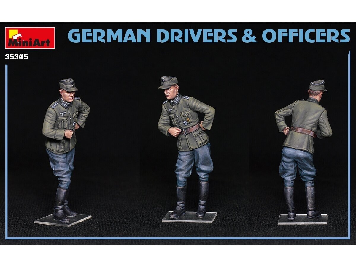 Miniart - German Drivers & Officers, 1/35, 35345 hind ja info | Klotsid ja konstruktorid | kaup24.ee