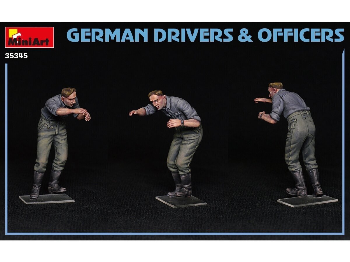 Miniart - German Drivers & Officers, 1/35, 35345 hind ja info | Klotsid ja konstruktorid | kaup24.ee