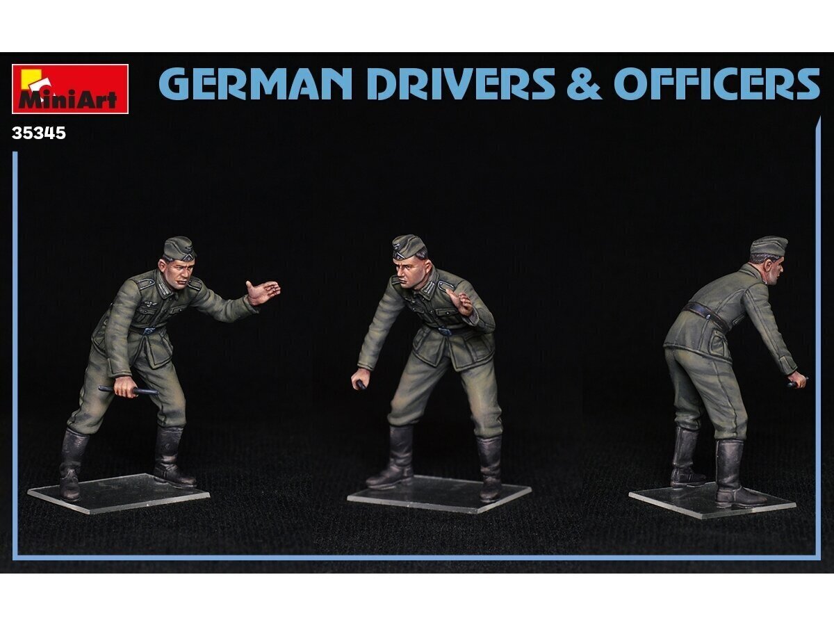 Miniart - German Drivers & Officers, 1/35, 35345 hind ja info | Klotsid ja konstruktorid | kaup24.ee